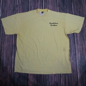 Vintage Sandstone Gardens Shirt Mens XL Tough Ts Made USA Workwear Stain Tee